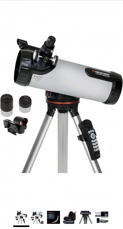 Celestron 31150 LCM 114 Series Computerised Newtonian Reflector Telescope,