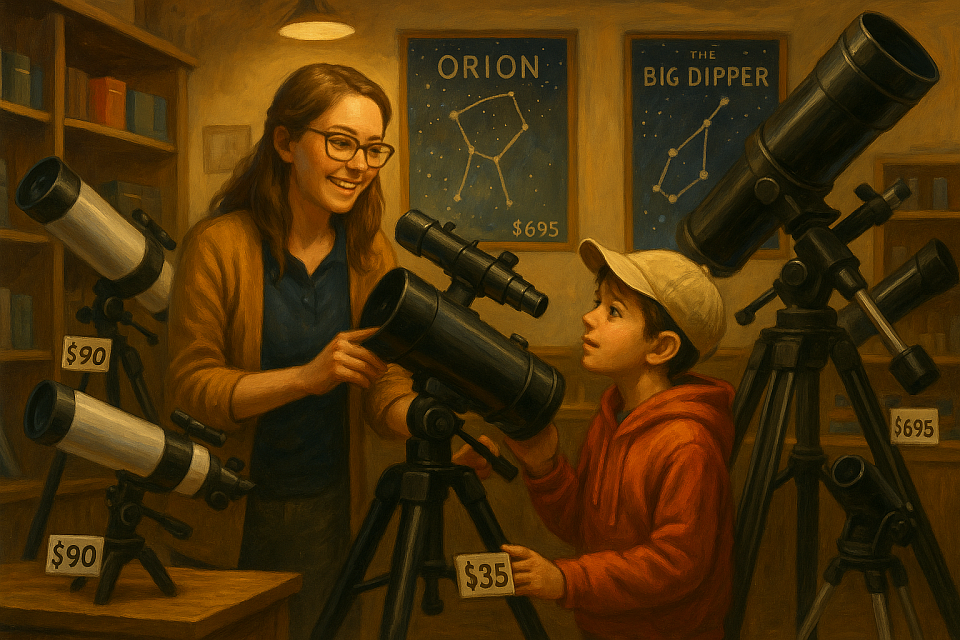 Dream Telescope Viewing Under the Stars