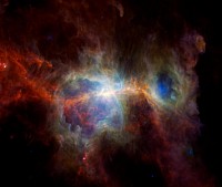 Orions Nebula •	RA: 05h 35m 17s  image credit Nasa	•	Dec: –05° 23′ 28″