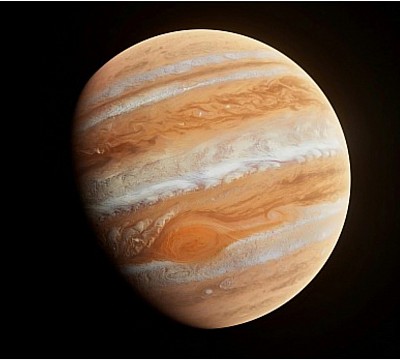 The Super Gas Giant Planet Jupiter. (Image credit Nasa)