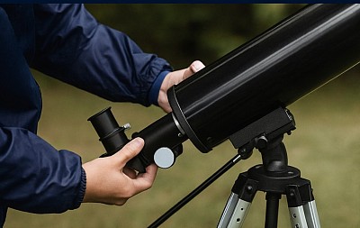 Attaching the optical tube to the telescope mount ( image credit Chat GPT AI)